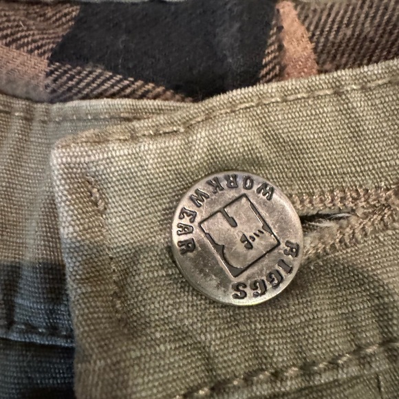 Riggs Workwear Ripstop Flannel lined Cargo pants by Wrangler, Men’s 36 x 32, GUC - Picture 5 of 5